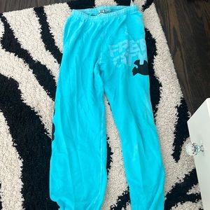 Free city Let’s go OG sweatpants in teal!!